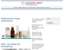 Tablet Screenshot of medizin-welt.info